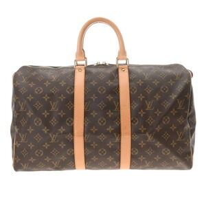 Louis Vuitton Monogram Keepall Brown Canvas Boston Bag